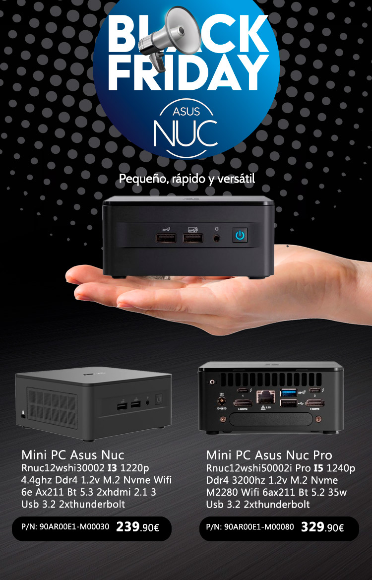 Oferta ASUS NUC en Desyman