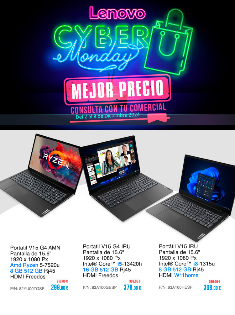 Oferta Portátiles Lenovo en Desyman